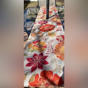 New Colorful Patio Table Runner with Zipper